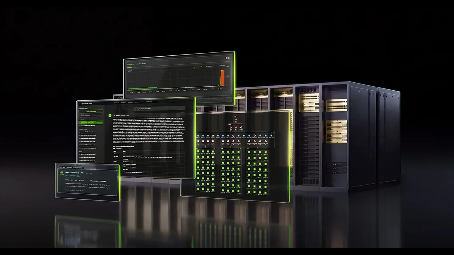 NVIDIA Minerva AIOps 可观测平台主视觉