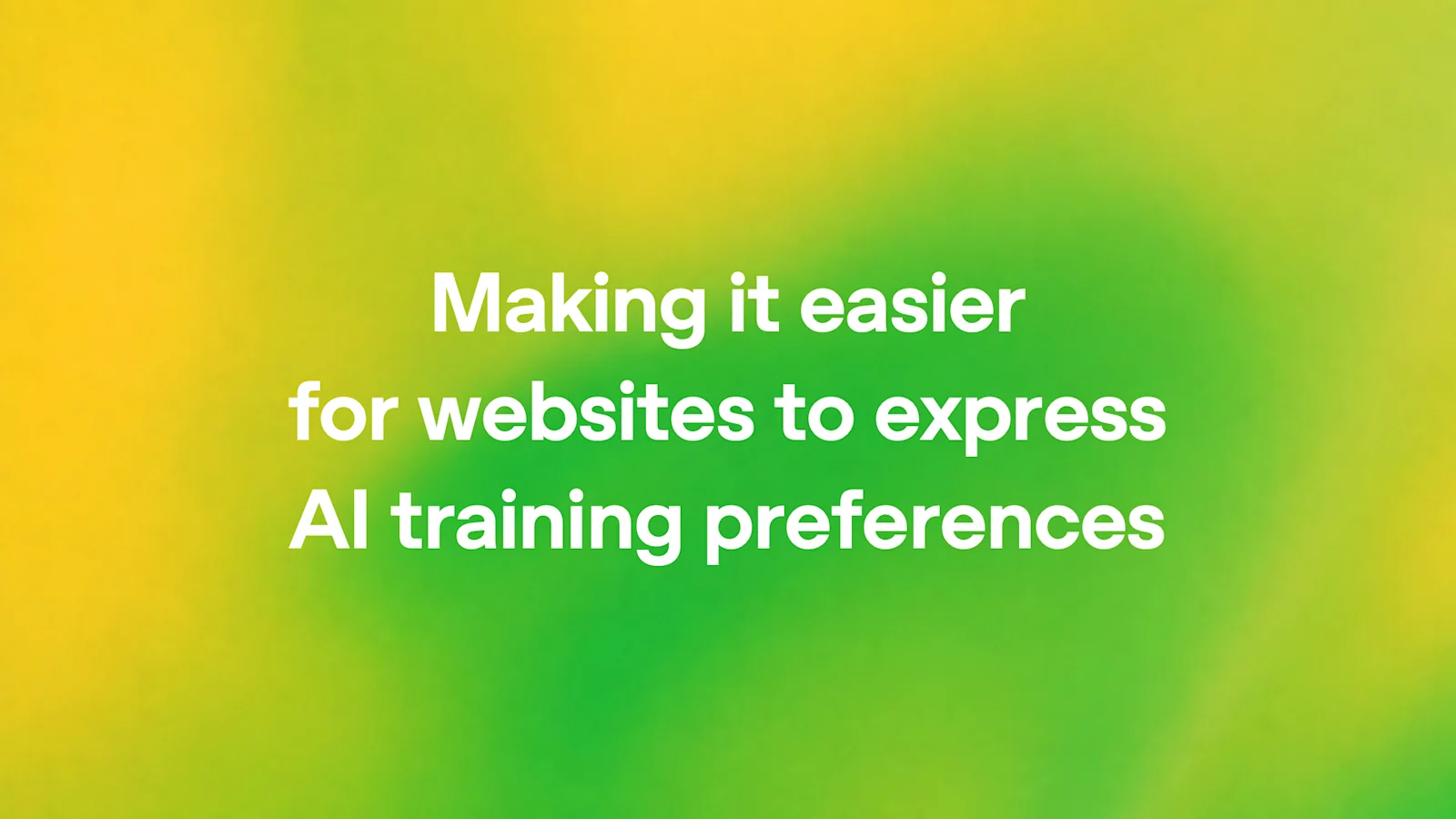 OpenAI artwork on websites expressing AI training preferences