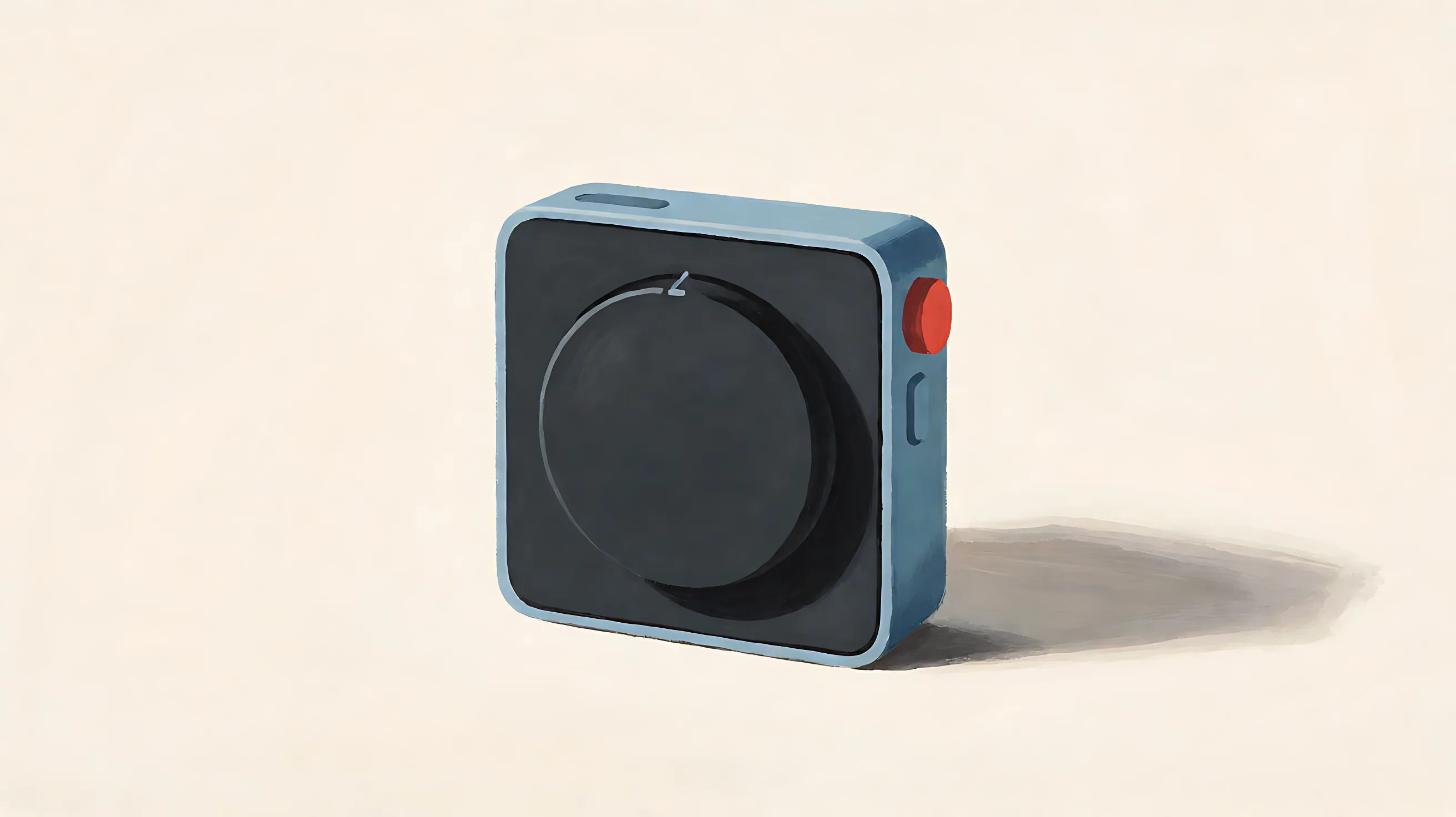A charcoal box with a large dial.