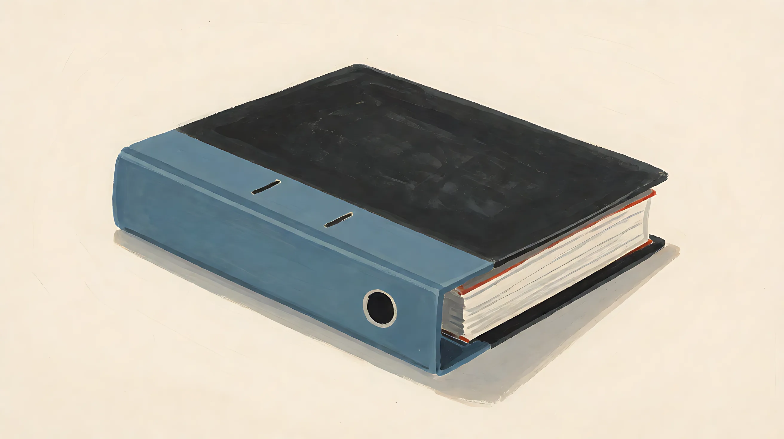 A closed binder